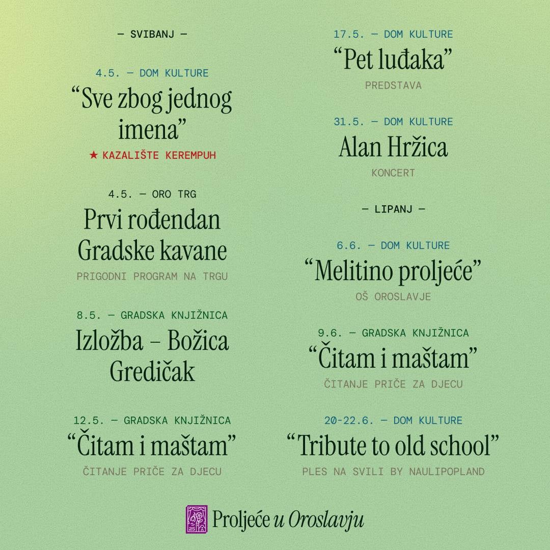 Proljeće u Oroslavju