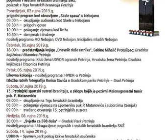 Dani sjećanja 1991. – 2019.